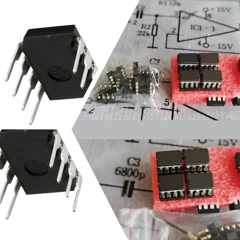 OTOTEC 20pcs TL071CP Operational Amplifier Replacement TL071 Operational Amplifier IC Chip DIP-8 Low Noise JFET Input Chip for Audio Signal Processing - Image 4